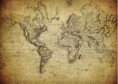 Παλιός χάρτης του κόσμου